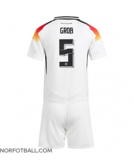 Billige Fotballdrakt Tyskland Pascal Gross #5 Replika Hjemmedraktsett Barn EM 2024 Kortermet (med bukser)